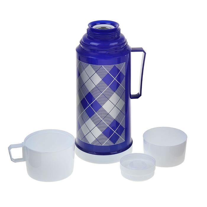 Термос 1.8 л, со стеклянной колбой, сохраняет тепло 10 ч, 15 х 33 см, микс Термос 1.8 л, со стеклянной колбой, сохраняет тепло 10 ч, 15 х 33 см, микс