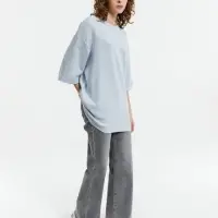 Джемпер с коротким рукавом Siluetti Volumica, светло-голубой, размер XS/S Джемпер с коротким рукавом Siluetti Volumica, светло-голубой, размер XS/S