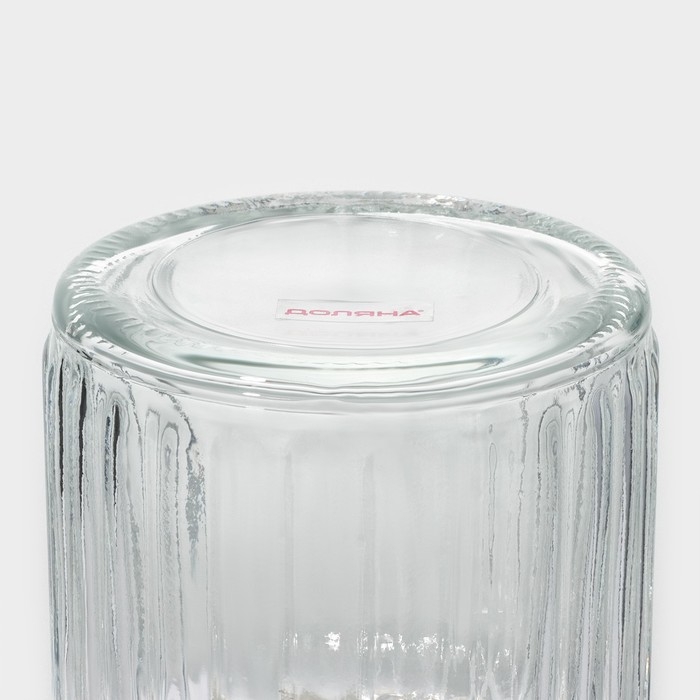 Банка стеклянная для хранения сыпучих продуктов Доляна &laquo;Варенье&raquo;, 250 мл, 8&times;13 см, с керамической крышкой