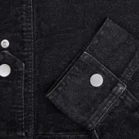 Куртка джинсовая O2, черная, размер XS/S