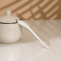 Банки керамические для специй на металлической подставке &laquo;Ёжик&raquo;, 200 мл, 3 шт