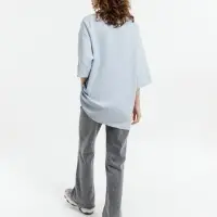 Джемпер с коротким рукавом Siluetti Volumica, светло-голубой, размер XS/S Джемпер с коротким рукавом Siluetti Volumica, светло-голубой, размер XS/S