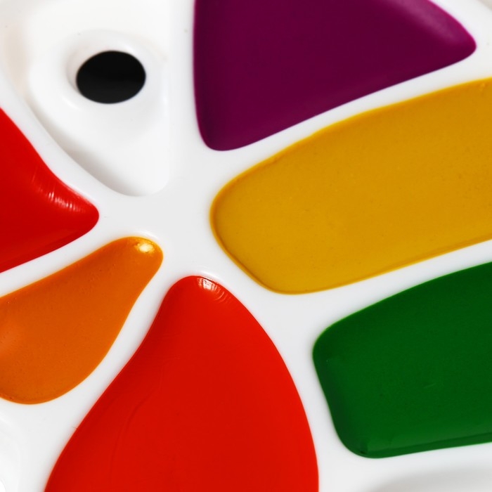 Акварель Акварель "Луч", "Рыбка", 9 цветов, без кисти