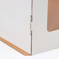 Коробка под торт 3 окна, 30 х 30 х 29 см Коробка под торт 3 окна, 30 х 30 х 29 см