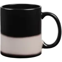 Кружка-хамелеон On Display, матовая, черная Кружка-хамелеон On Display, матовая, черная