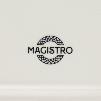 Блюдо фарфоровое для подачи Magistro Ocean, 20×13 см, цвет синий Блюдо фарфоровое для подачи Magistro Ocean, 20×13 см, цвет синий