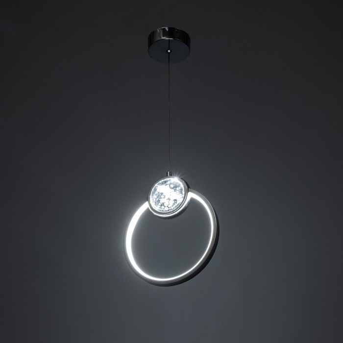 Светильник BayerLux Светильник BayerLux "Антел круг" LED 30Вт 6000К хром 22х26х100 см