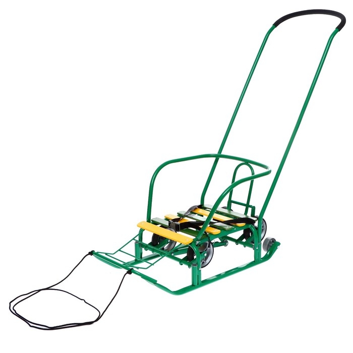 Санки &laquo;Тимка 3К универсал&raquo;, цвет зелёный