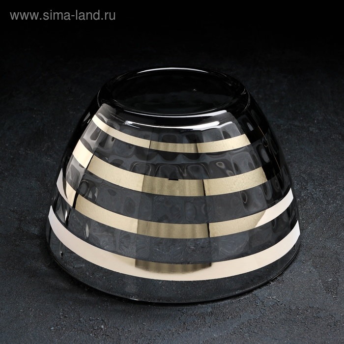 Салатник &laquo;Серпантин&raquo;, 1,75 л, цвет напыления золотой