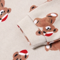 Комбинезон  с шапочкой Крошка Я "Новогодние медвежата", рост 74-80 см