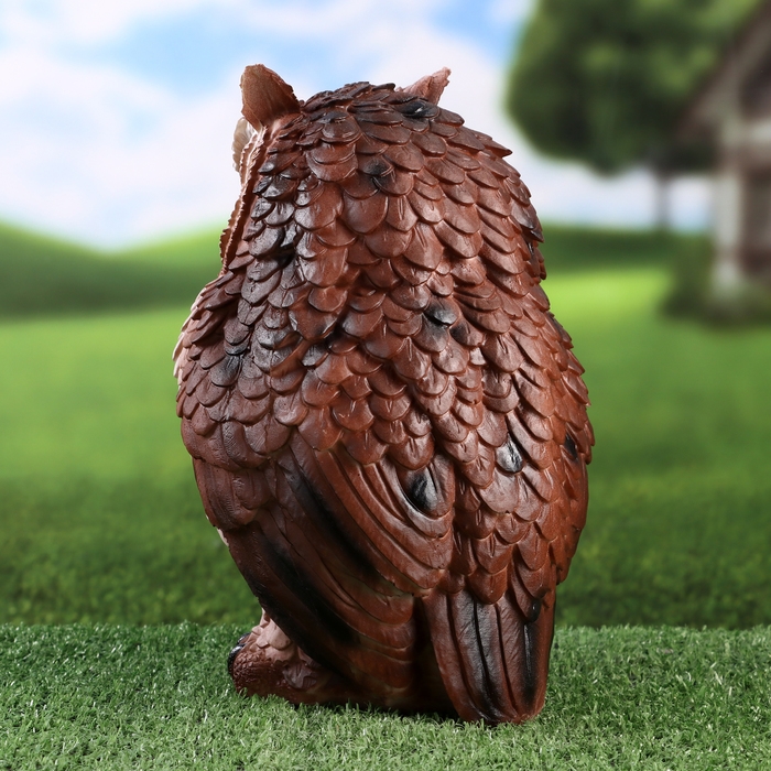 Садовая фигура Садовая фигура "Мудрая сова" 16х16х26см ///