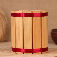 Бочка-копилка "На сочную жизнь", 14х12х12 см Бочка-копилка "На сочную жизнь", 14х12х12 см