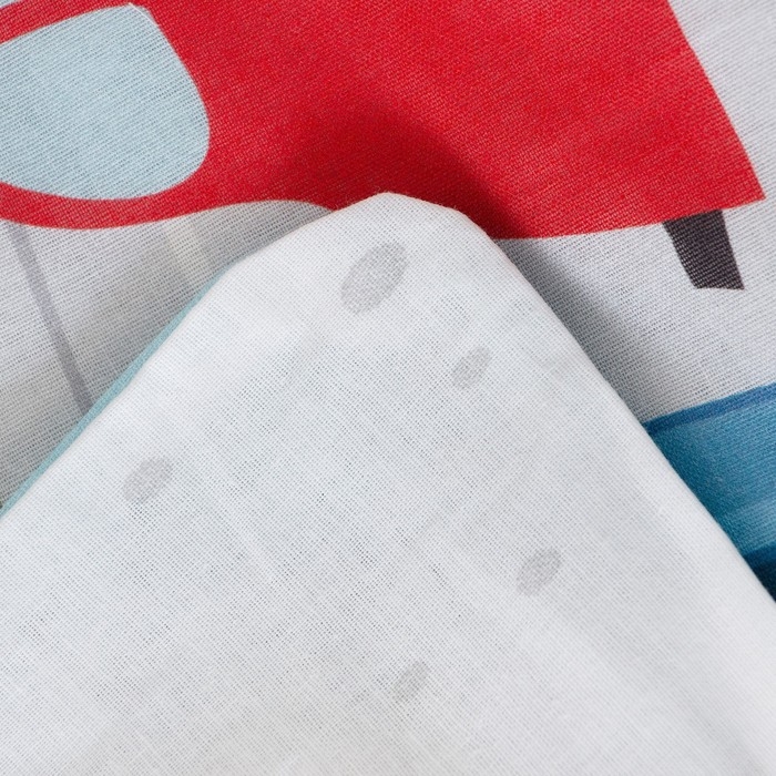 Постельное бельё Синий трактор &laquo;Город&raquo; 112х147 см, 60х120+20 см, 40х60 см, 100% хлопок, поплин 125г/м2