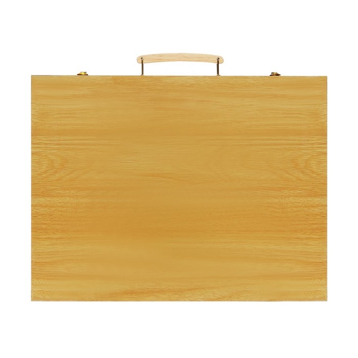 Набор для рисования в деревянном чемоданчике, складной Набор для рисования в деревянном чемоданчике, складной