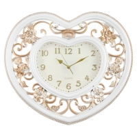 Часы настенные, серия: Интерьер, "Сердце", дискретный ход, 1АА, d-25.5 см, 55 х 48 см Часы настенные, серия: Интерьер, "Сердце", дискретный ход, 1АА, d-25.5 см, 55 х 48 см