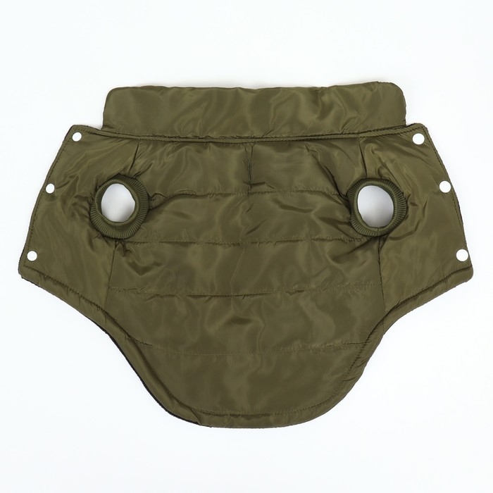 Куртка для собак Куртка для собак "Прятки", размер L, зелёная