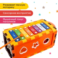 Развивающий сортер с металлофоном «Весёлый малыш» Развивающий сортер с металлофоном «Весёлый малыш»