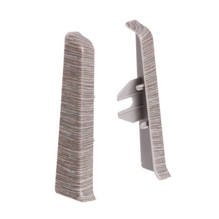 Торцевые (пара) для плинтуса 85мм Торцевые (пара) для плинтуса 85мм "Деконика", 210 Дуб Пепельный