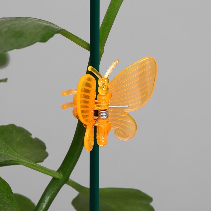 Клипса для растений &laquo;Бабочка&raquo;, набор 10 шт., МИКС