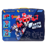 Конструктор-машина &laquo;Мега робот&raquo;, 3 в 1, со световым шуруповёртом, работает от батареек