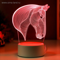 Светильник "Лошадь" LED RGB от сети Светильник "Лошадь" LED RGB от сети