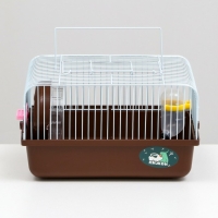 Клетка для грызунов "Пижон", 27 х 21 х 17 см, коричневая Клетка для грызунов "Пижон", 27 х 21 х 17 см, коричневая
