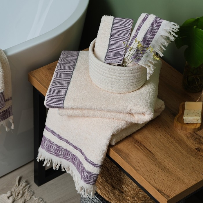 Полотенце махровое LoveLife &laquo;Муссон&raquo; 30х50 см, гранатовый, 100% хлопок, 500 гр/м2