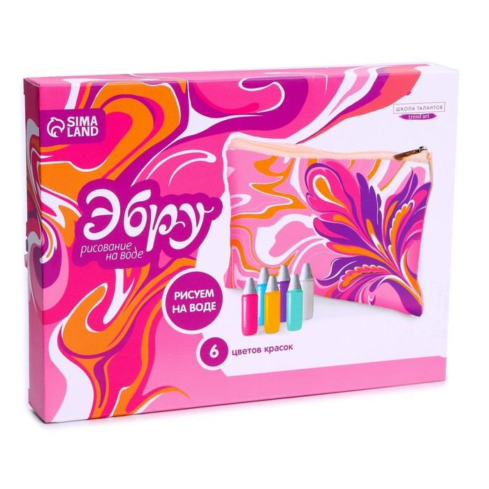 Рисование на воде: эбру «Косметичка» Рисование на воде: эбру «Косметичка»