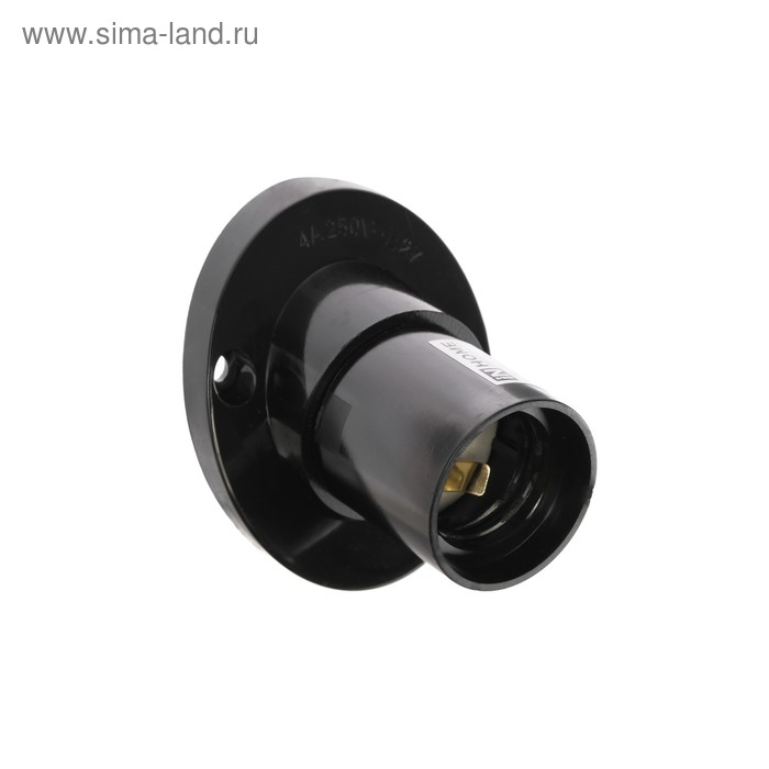 Патрон электрический IN HOME Е27ФП-02, Е27, карболитовый, настенный Патрон электрический IN HOME Е27ФП-02, Е27, карболитовый, настенный