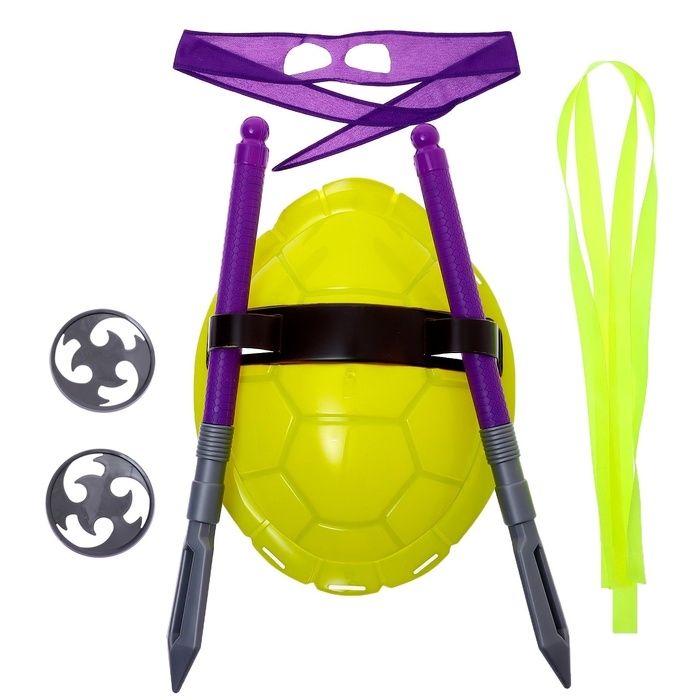 Набор ниндзя &laquo;Панцирь&raquo;, 6 предметов, цвет фиолетовый