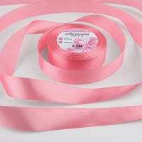 Лента атласная, 25 мм &times; 23 &plusmn; 1 м, цвет лососёвый №263