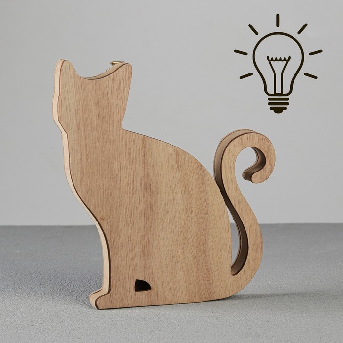 Светильник ночник «Котик», 17,2 х 18,9 см Светильник ночник «Котик», 17,2 х 18,9 см