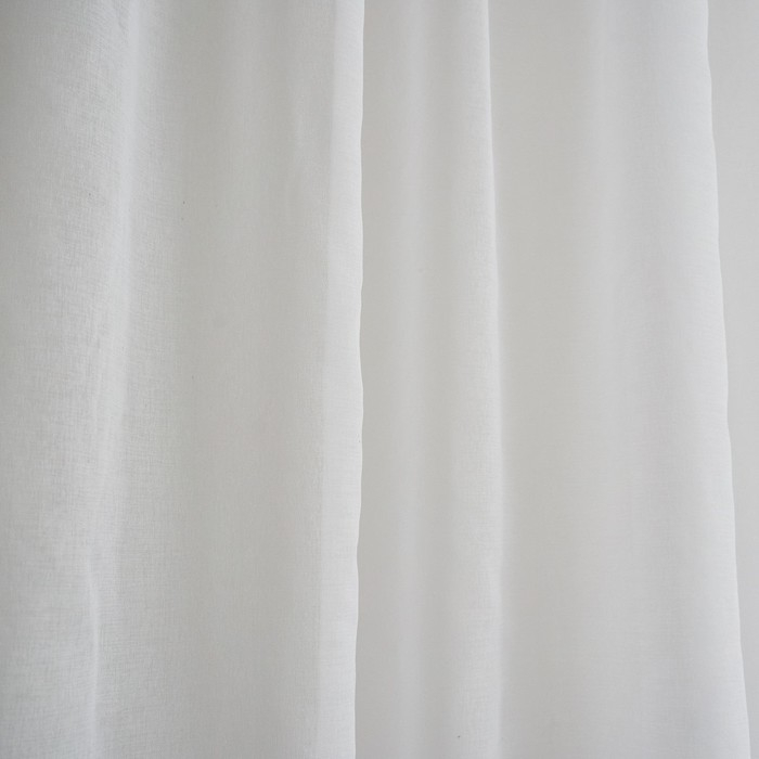 Штора-тюль Witerra Лен 200х275см, белый, вуаль, пэ100%