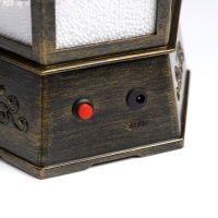 Светодиодная фигура &laquo;Фонарь с Дедом Морозом&raquo; 20 &times; 27 &times; 20 см, пластик, батарейки ААх3 (не в комплекте), USB, свечение белое