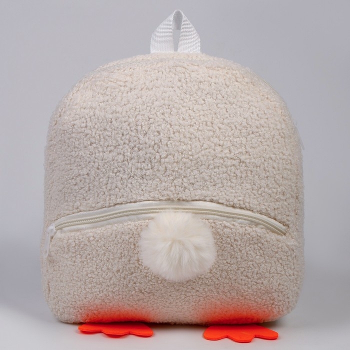 Рюкзак детский для девочки &laquo;Уточка&raquo;, плюшевый