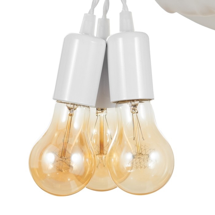 Бра "Бульдог" 3хЕ27 40Вт белый 51,5х51,5х32см