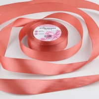 Лента атласная, 25 мм &times; 23 &plusmn; 1 м, цвет розовый антик №102