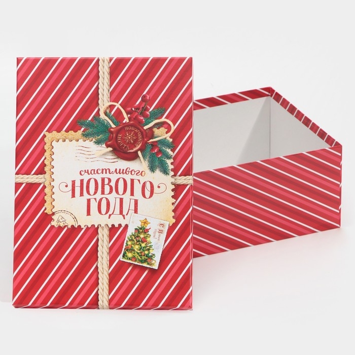 Набор подарочных коробок 6 в 1 &laquo;Почта&raquo;, 20 х 12.5 х 7.5 ‒ 32.5 х 20 х 12.5 см, Новый год
