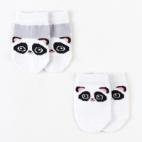 Набор носков Крошка Я &laquo;Панда&raquo;, 2 пары, 8-10