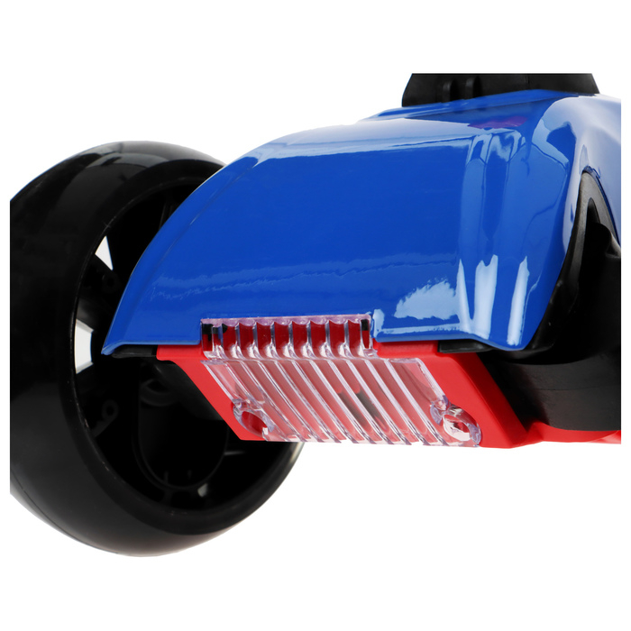 Самокат складной, колёса световые PU 130/50 мм, ABEC 7, цвет чёрный