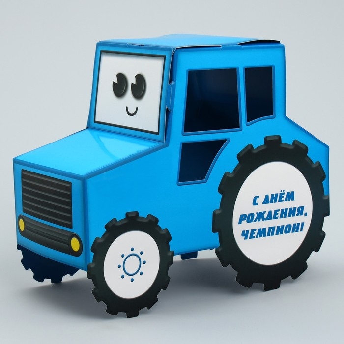 Открытка объёмная «Чемпион», трактор, 20.5 х 16 х 9 см Открытка объёмная «Чемпион», трактор, 20.5 х 16 х 9 см