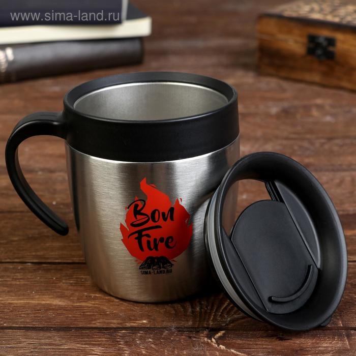 Термокружка &laquo;Bon fire&raquo;, 400 мл, сохраняет тепло 2 ч