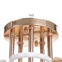 Люстра "Оливия" 5х60Вт Е27 Золото, белый 52х52х28см Люстра "Оливия" 5х60Вт Е27 Золото, белый 52х52х28см