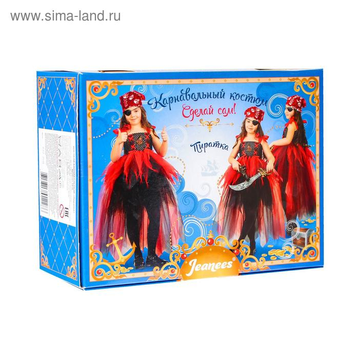 Карнавальный костюм &laquo;Пиратка&raquo;, сделай сам, корсет, ленты, брошки, аксессуары