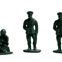 Машина инерционная &laquo;Военный джип&raquo; с пушкой и солдатом