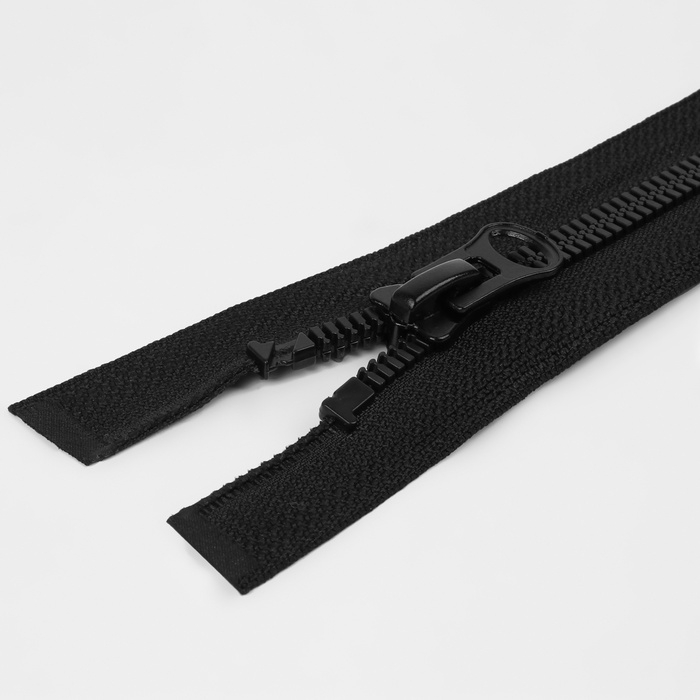 Молния «Трактор», №7, разъёмная, замок автомат, 60 см, цвет чёрный, цена за 1 штуку Молния «Трактор», №7, разъёмная, замок автомат, 60 см, цвет чёрный, цена за 1 штуку