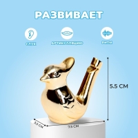 Свистулька керамическая птичка «Золотая» Свистулька керамическая птичка «Золотая»