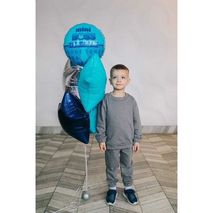 Воздушный шар фольгированный 18" &laquo;Мини босс&raquo;, круг