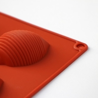 Форма для выпечки Доляна «Ракушка», силикон, 29×17×2 см, 8 ячеек (6×4,5×2 см), цвет коричневый Форма для выпечки Доляна «Ракушка», силикон, 29×17×2 см, 8 ячеек (6×4,5×2 см), цвет коричневый