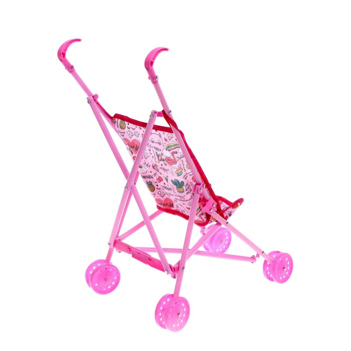 Коляска-трость для кукол, пластиковый каркас